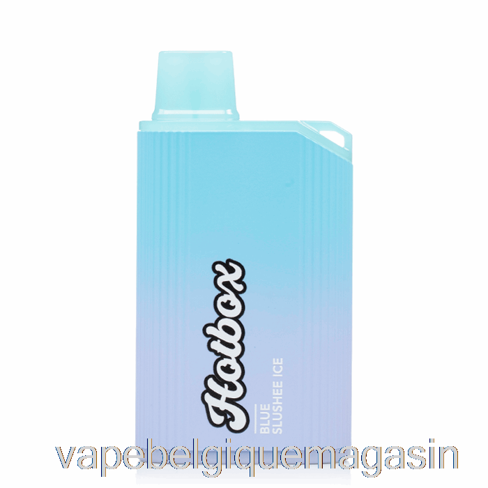Vape Shop Bruxelles Puff Marques Hotbox 7500 Glace à Barbotine Bleue Jetable